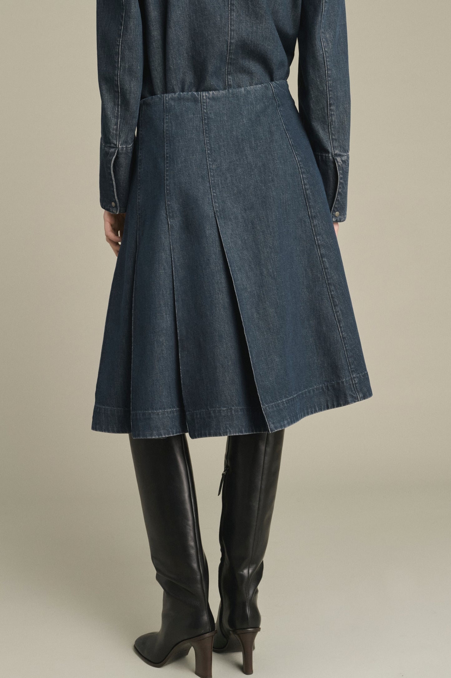 Jupe Klea - Bleu Gris - Coton - Femme