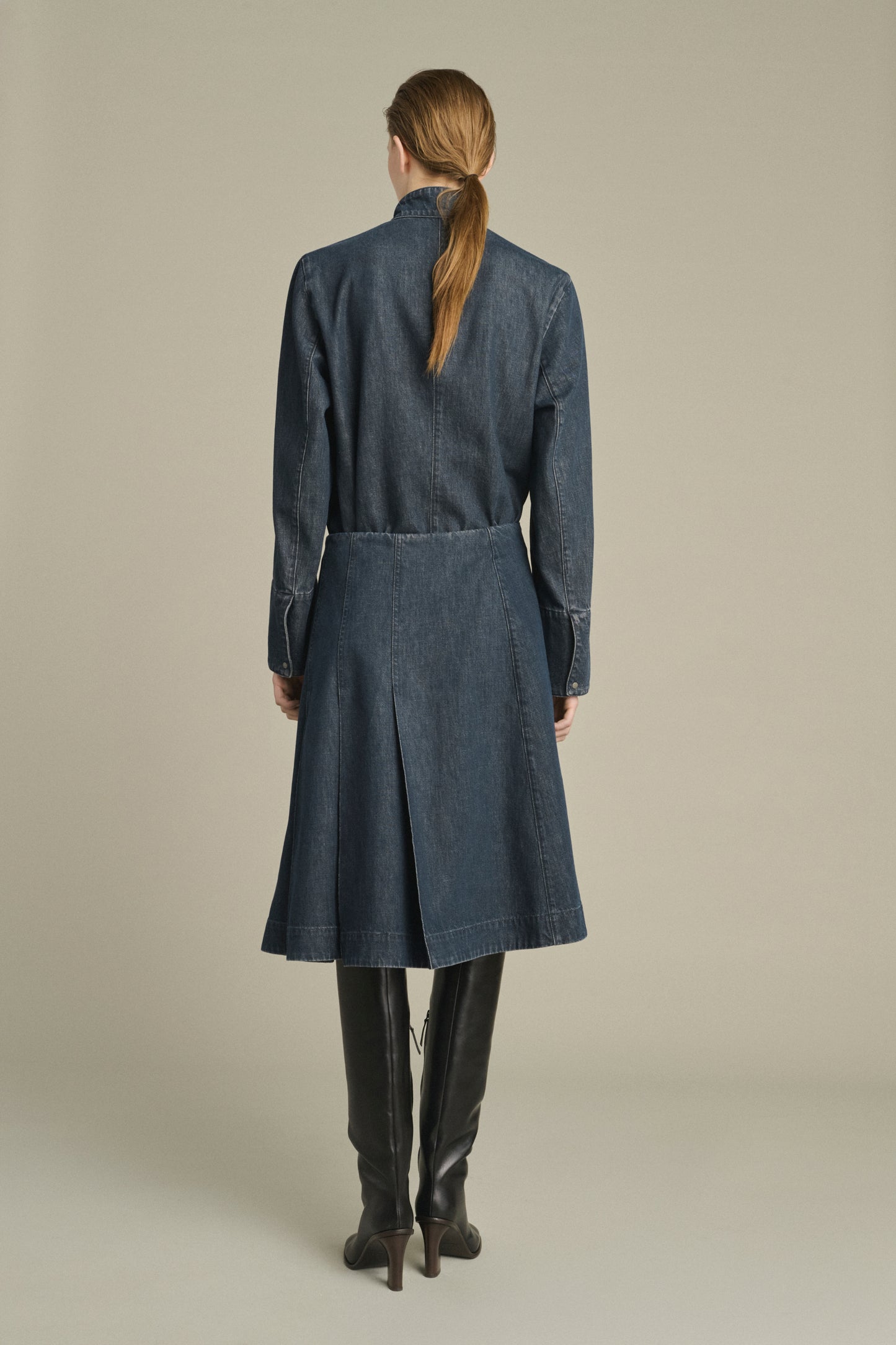 Jupe Klea - Bleu Gris - Coton - Femme