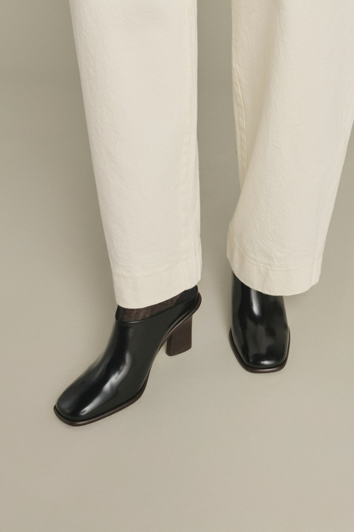 Mules Elba - Noir - Cuir - Femme vue 5