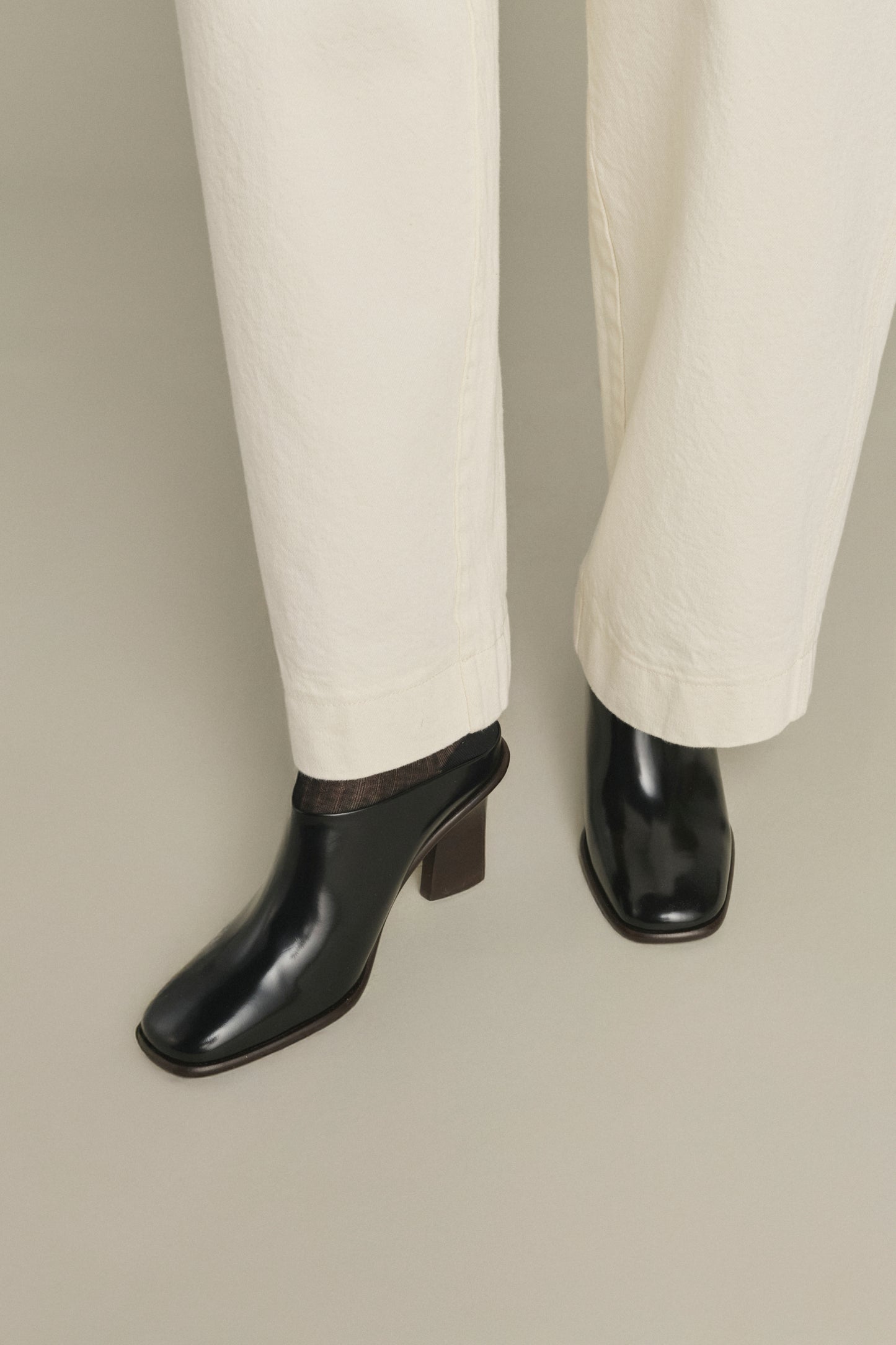 Mules Elba - Noir - Cuir - Femme
