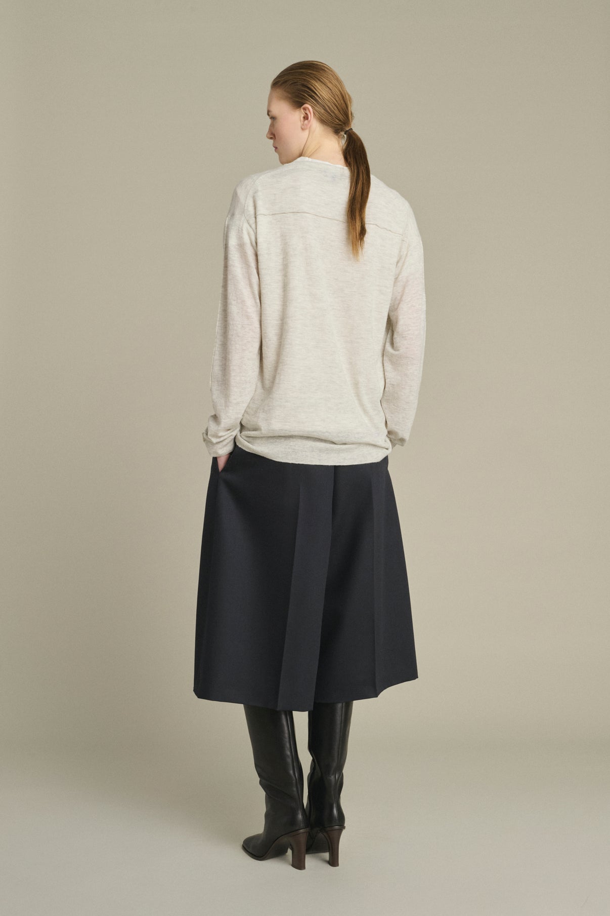 Pullover Khloe – Hellgrau – Damen vue 2