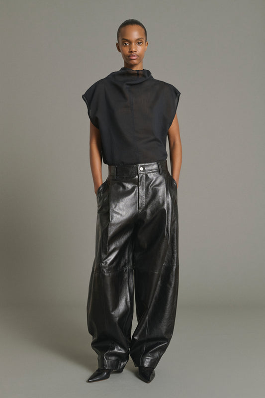 Bluse Izumi - Schwarz - Baumwolle - Damen