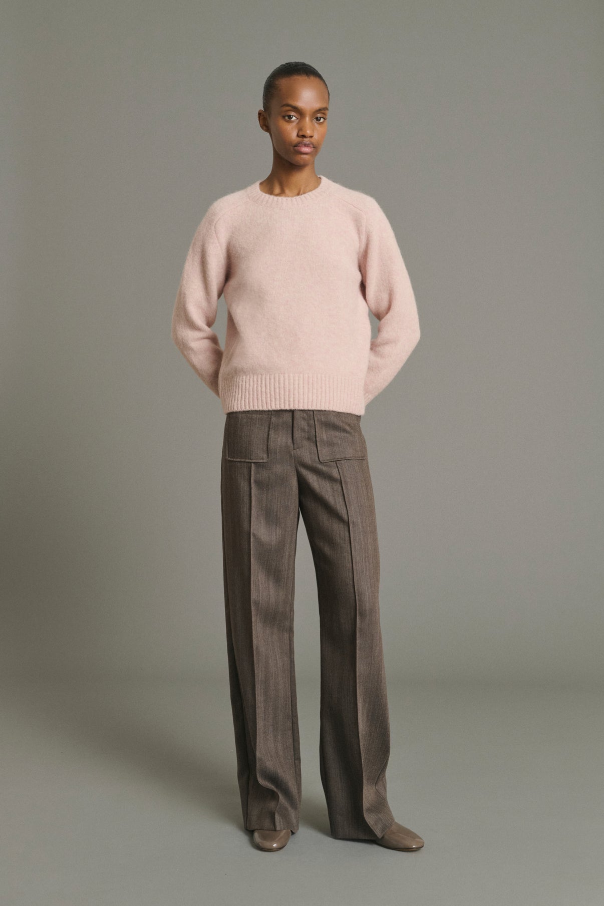 Hose Harold - Marron Glacé - Wolle - Damen vue 1