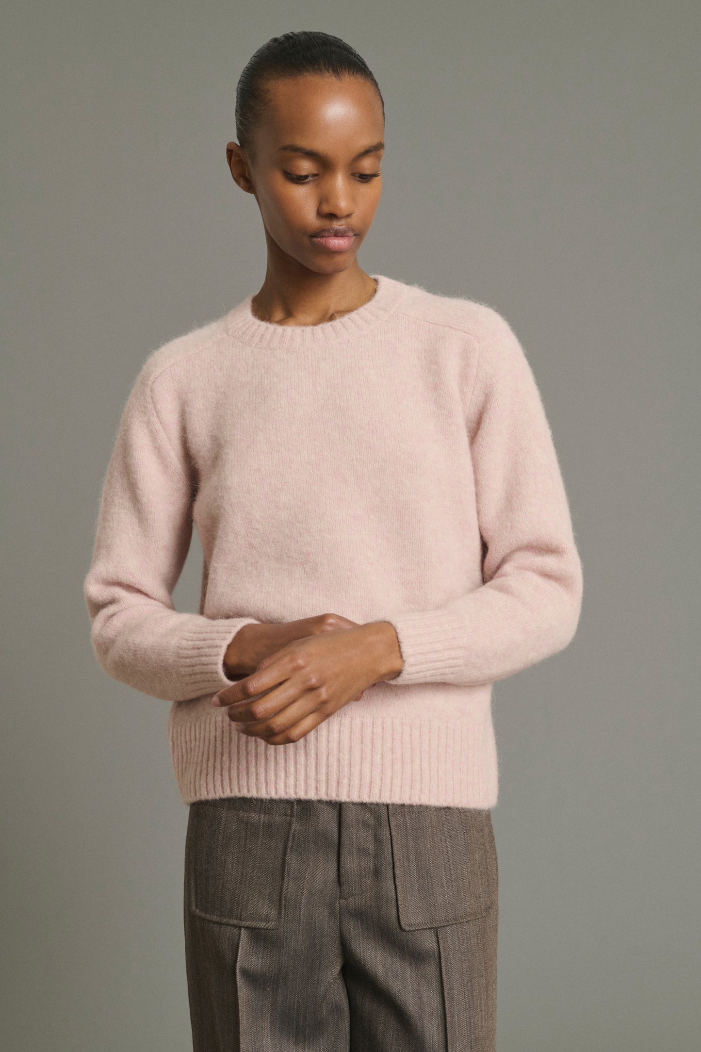 Envie pullover - Pale Pink - Wool - Women