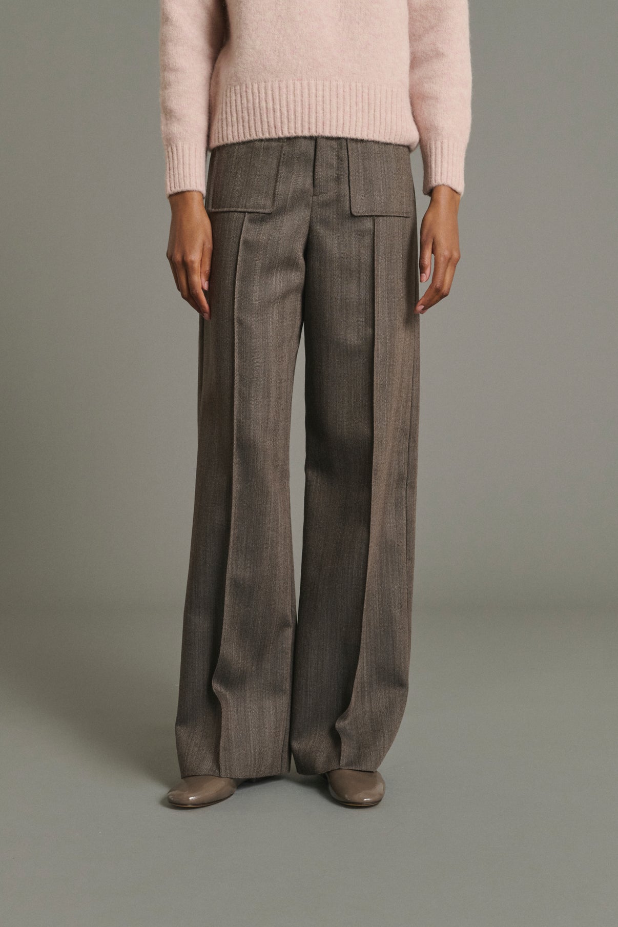 Hose Harold - Marron Glacé - Wolle - Damen vue 2