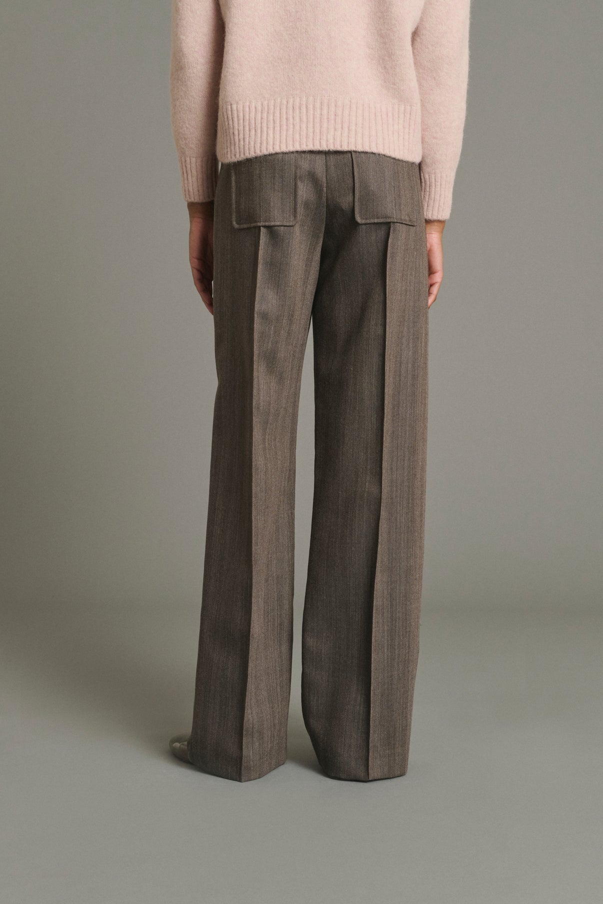 Hose Harold - Marron Glacé - Wolle - Damen vue 3