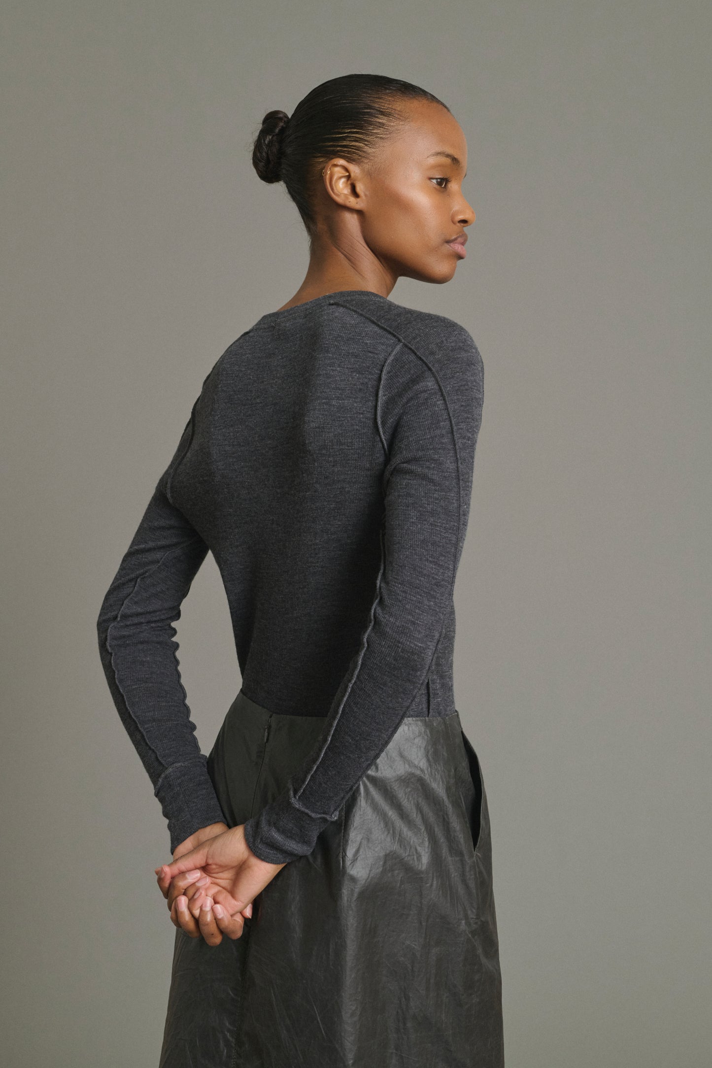 Jupe Flavia - Marron Foncé - Coton - Femme