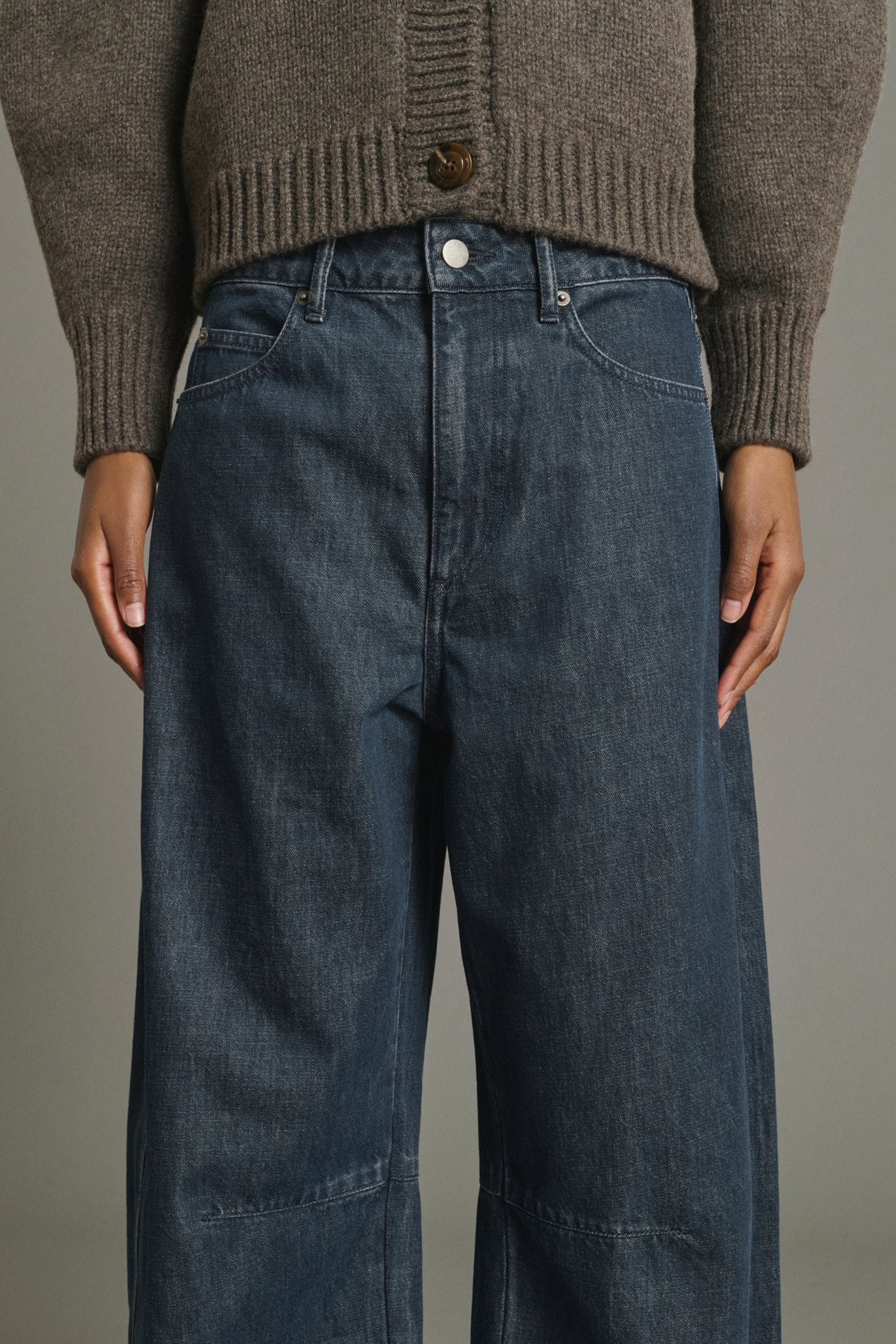 Jeans Eliott – Bleu Gris – Coton – Damen vue 5