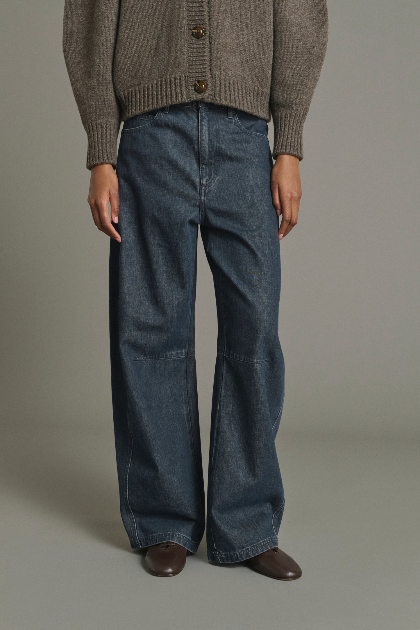 Jeans Eliott – Bleu Gris – Baumwolle – Damen