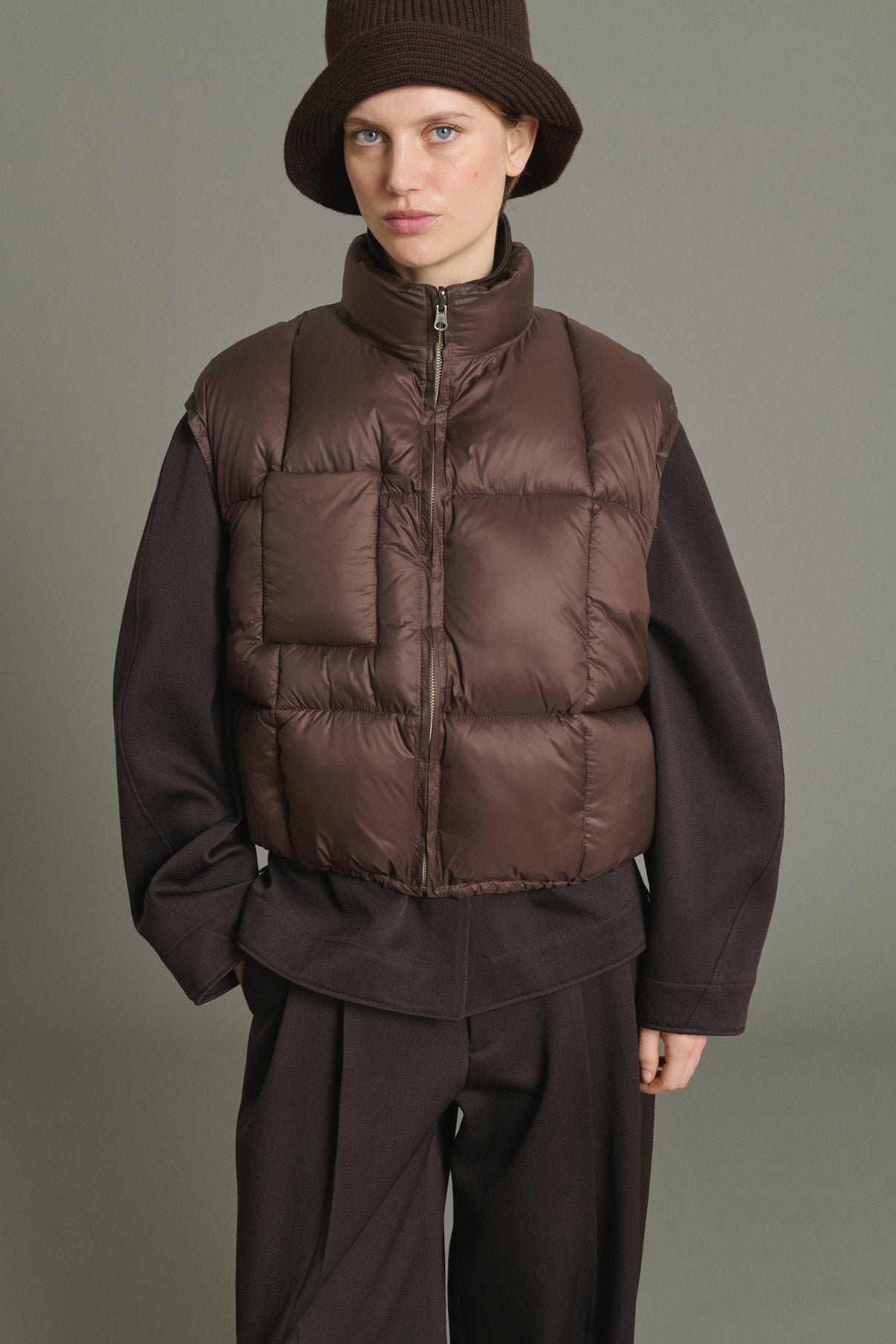 Doudoune Jensen - Kaki - Coton - Femme vue 3
