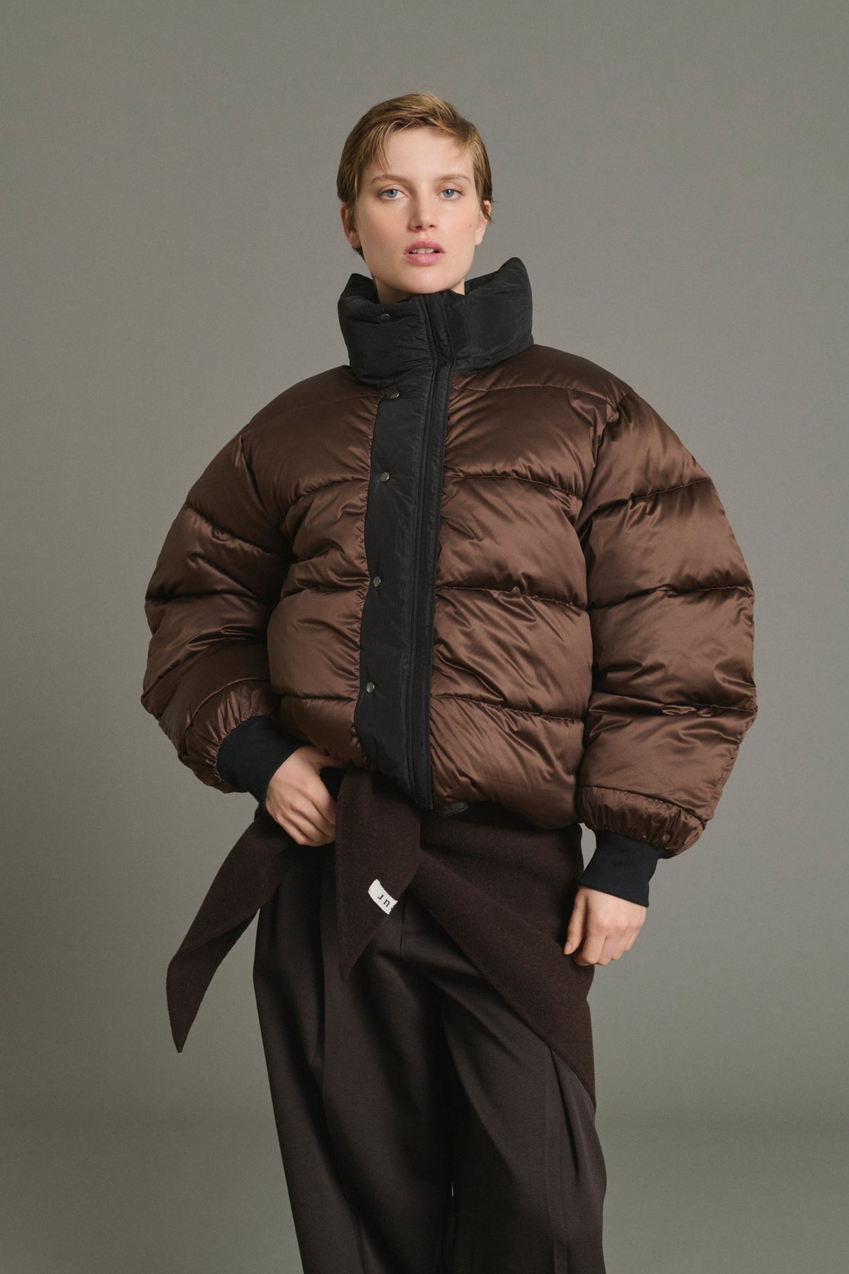 Java puffer jacket - Black - Women vue 5
