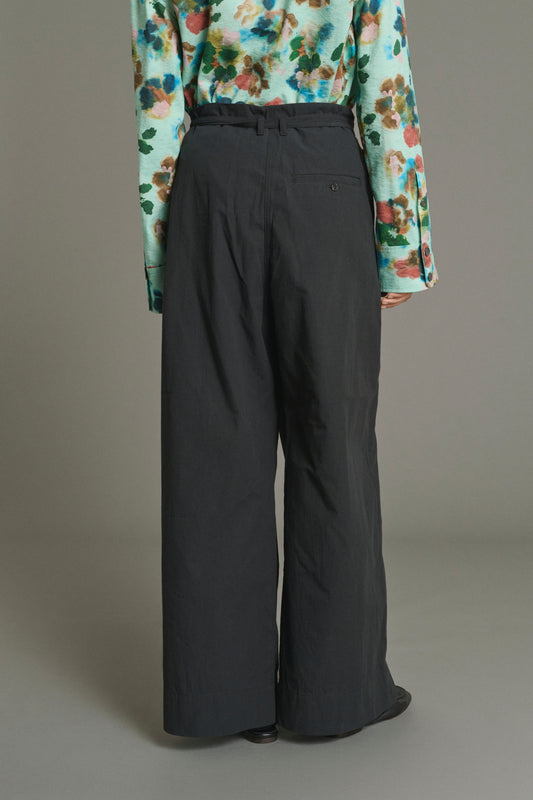 Hose Lagos - Schwarz - Baumwolle - Damen