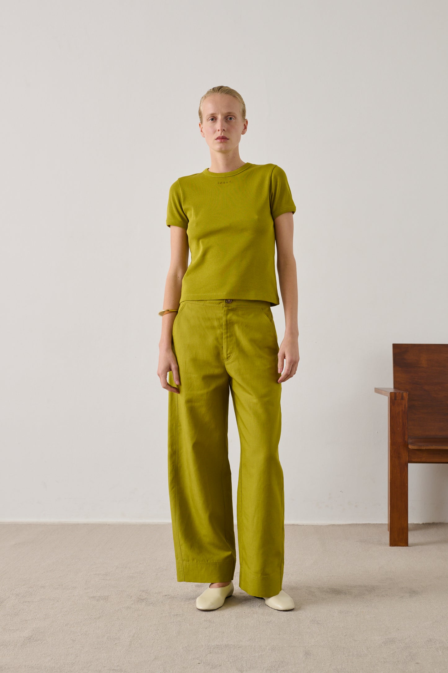 Tee-Shirt Aristide - Absinthe - Coton - Femme