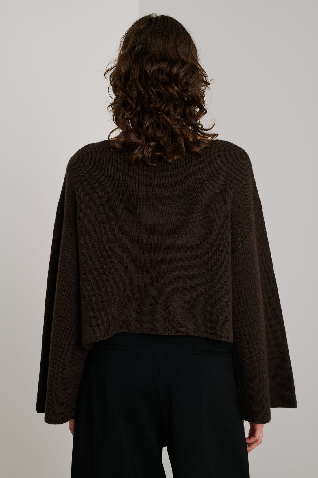 Pull Andrew - Marron - Laine Mérinos - Femme