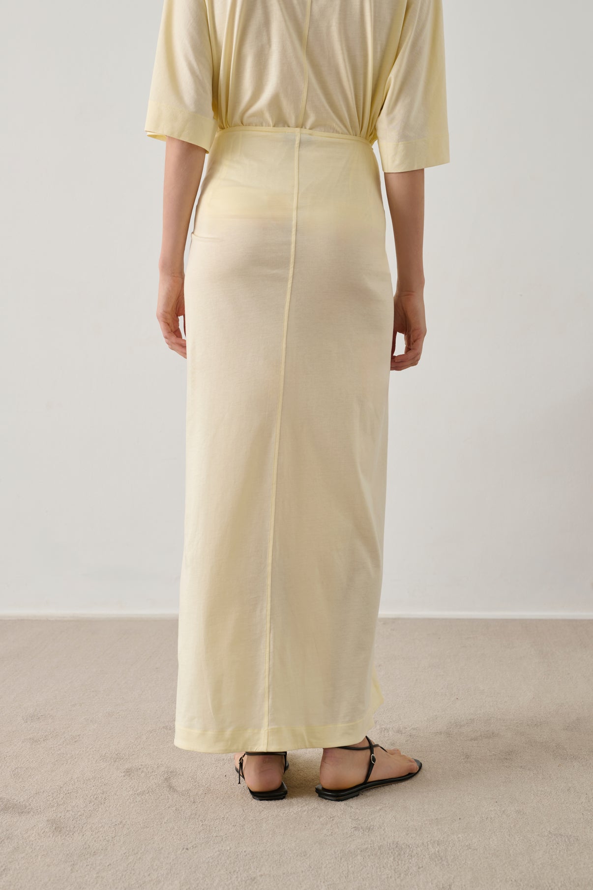 Jupe Goa - Jaune Pâle - Coton - Femme vue 3