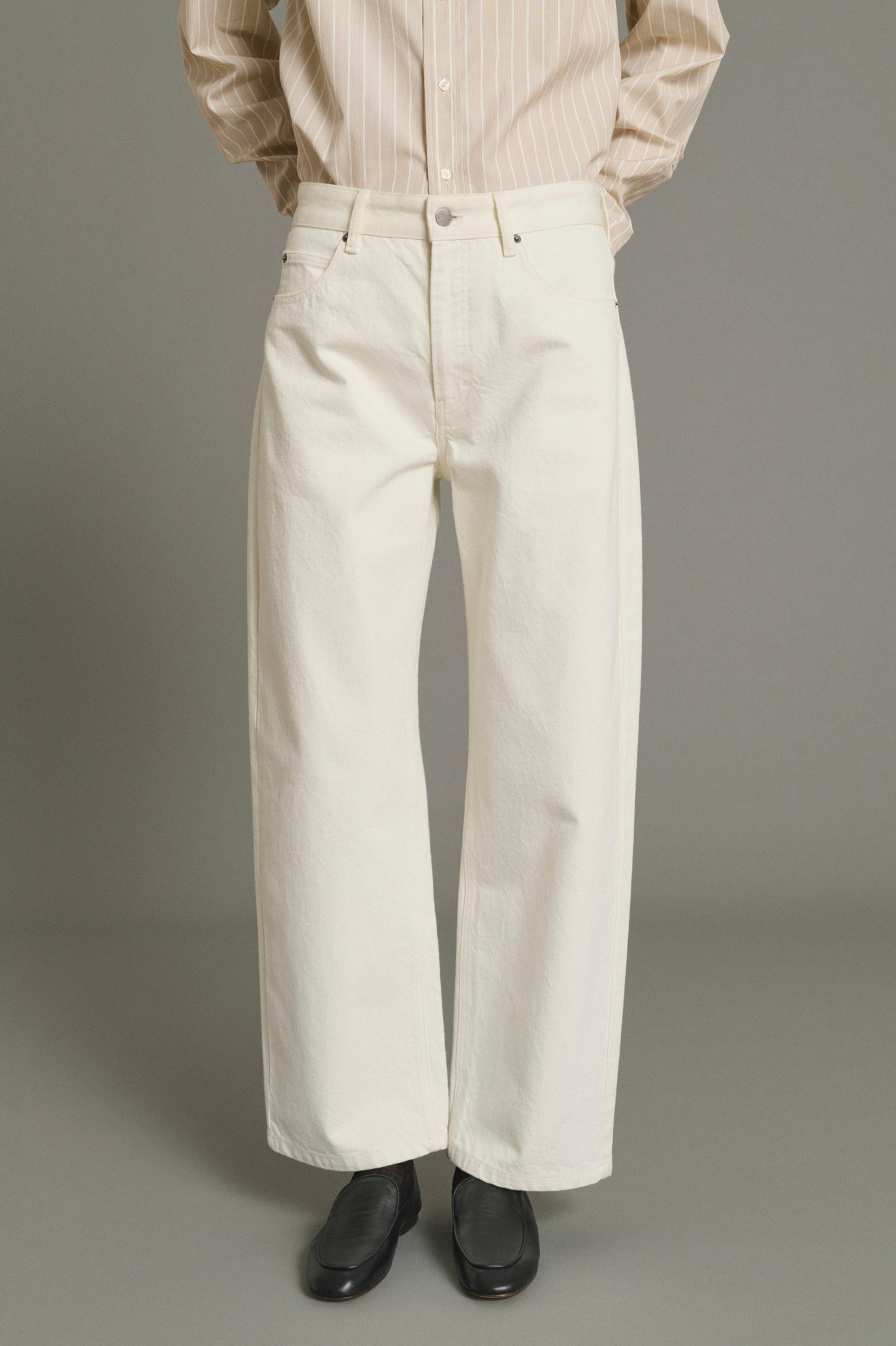 Jeans Harrison - Ecru - Baumwolle - Damen
