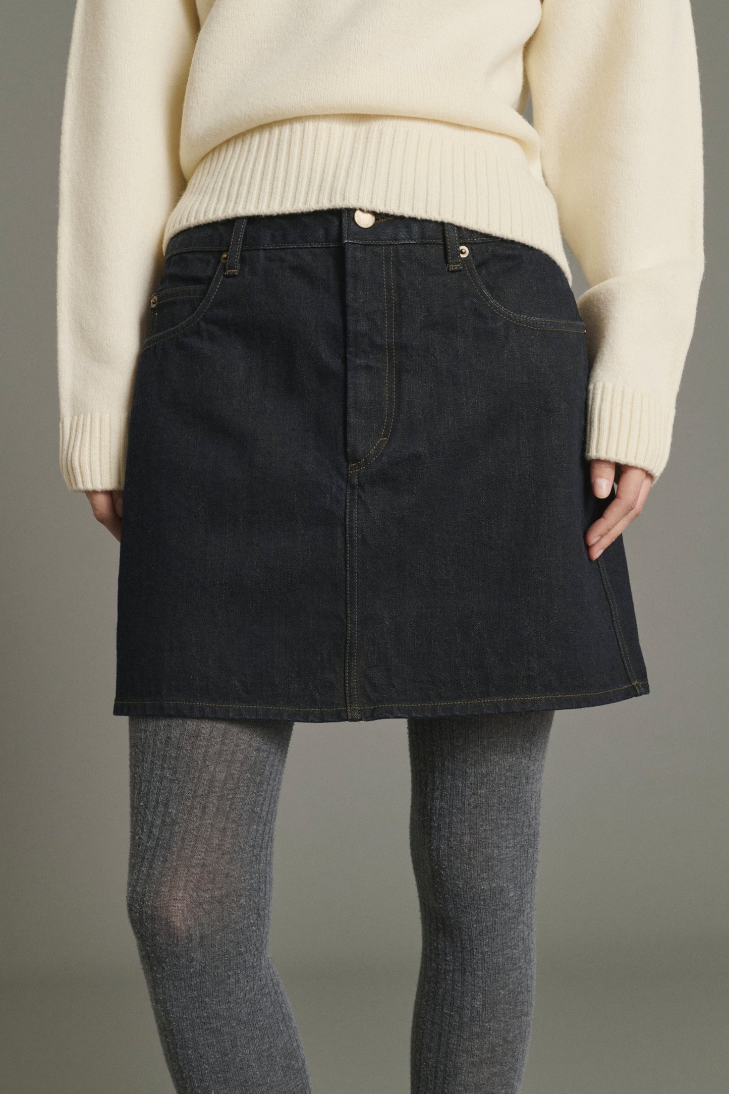 Jupe Lacy - Noir - Coton - Femme