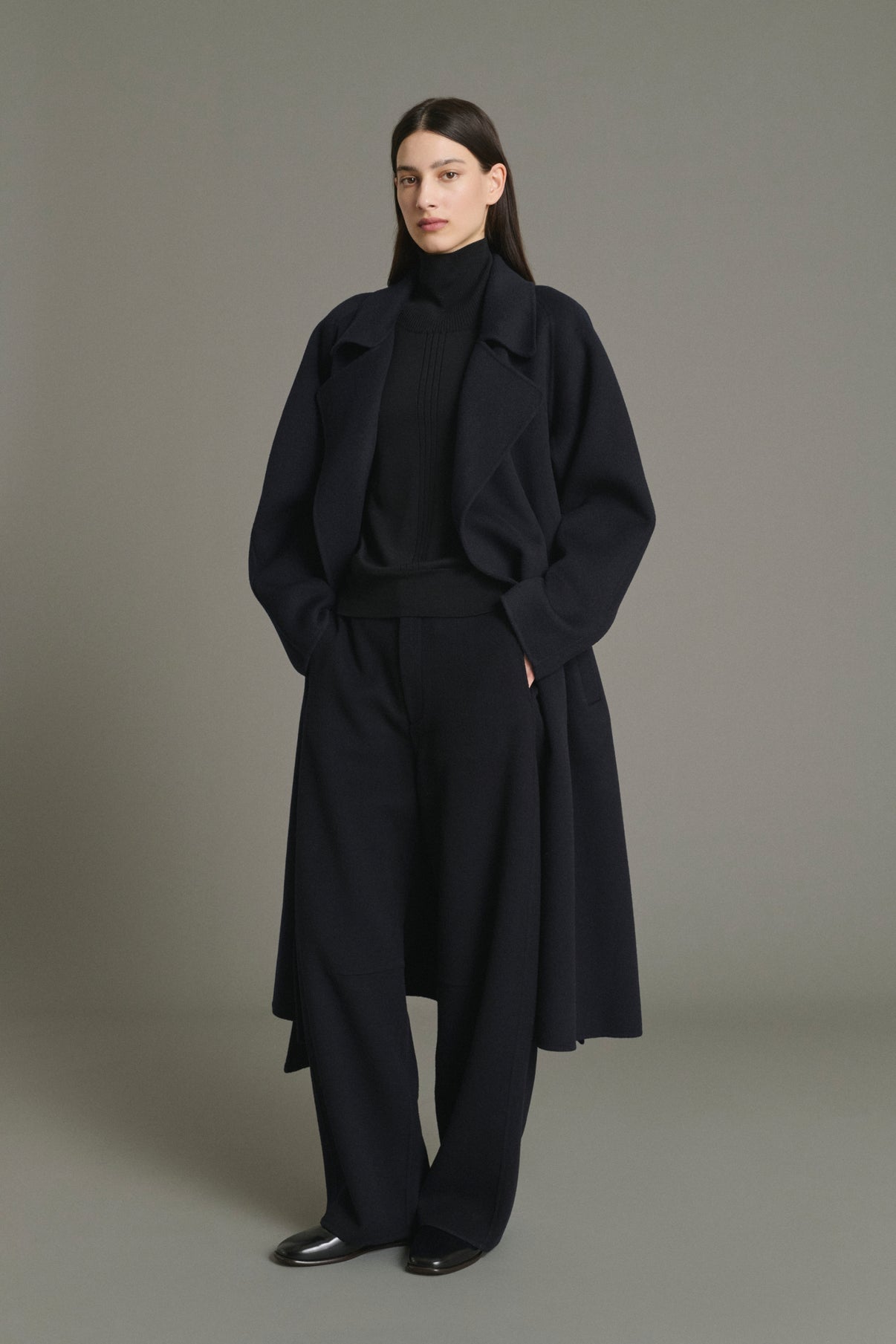 Manteau Harvard - Deep Navy - Laine - Femme vue 1