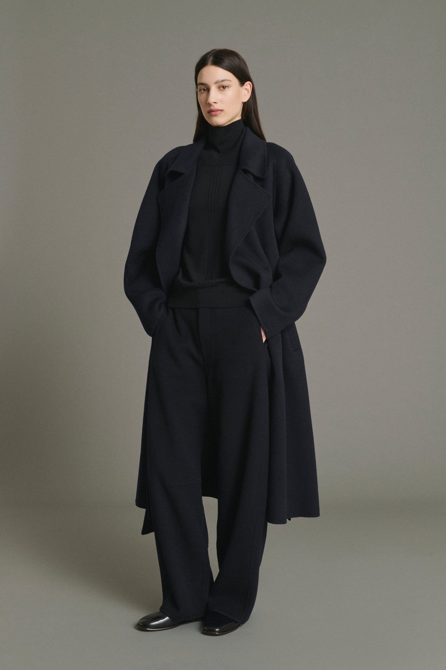 Manteau Harvard - Deep Navy - Laine - Femme