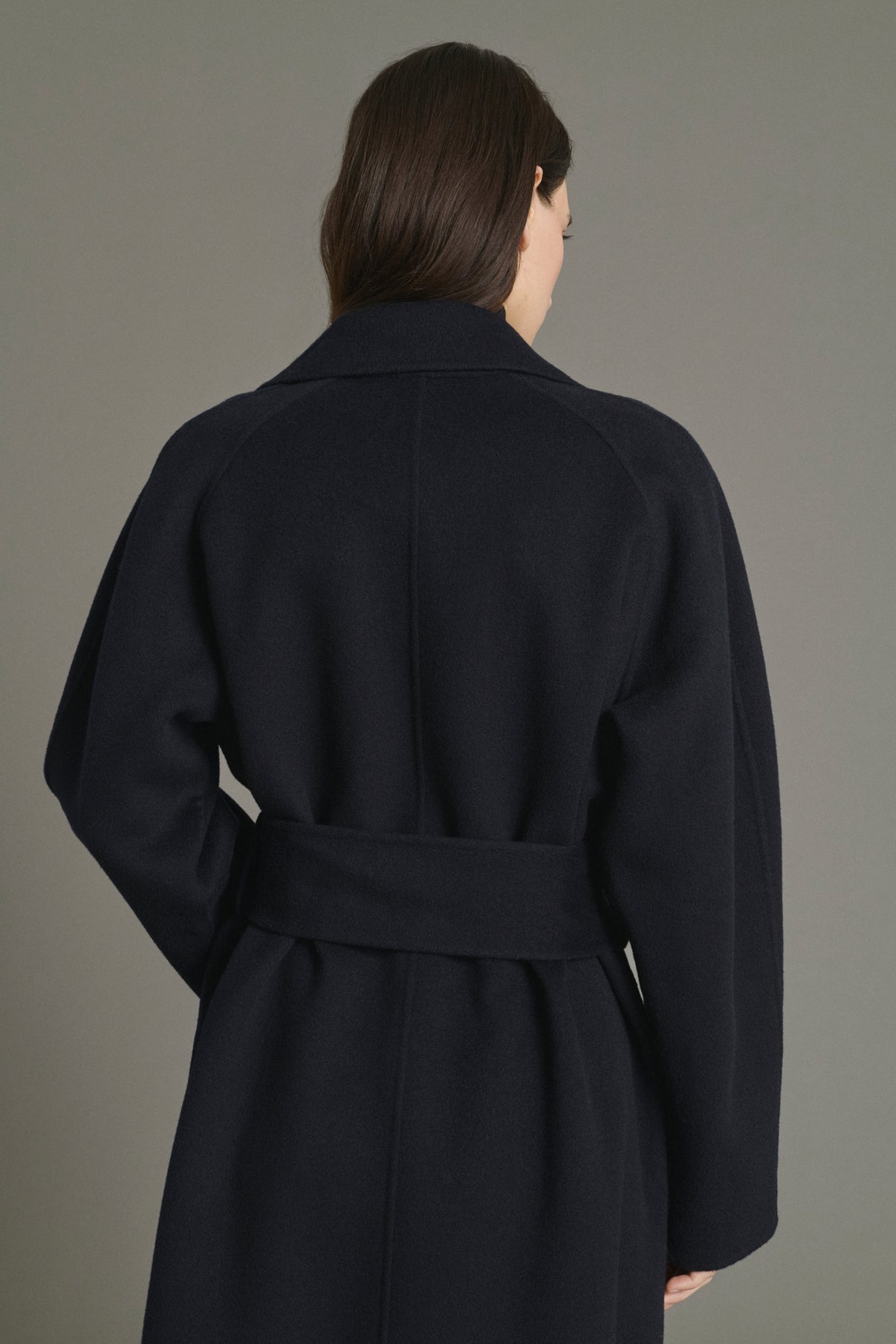 Manteau Harvard - Deep Navy - Laine - Femme vue 4