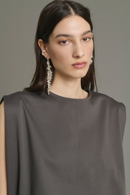 Kleid Jolene - Schiefer - Baumwolle - Damen