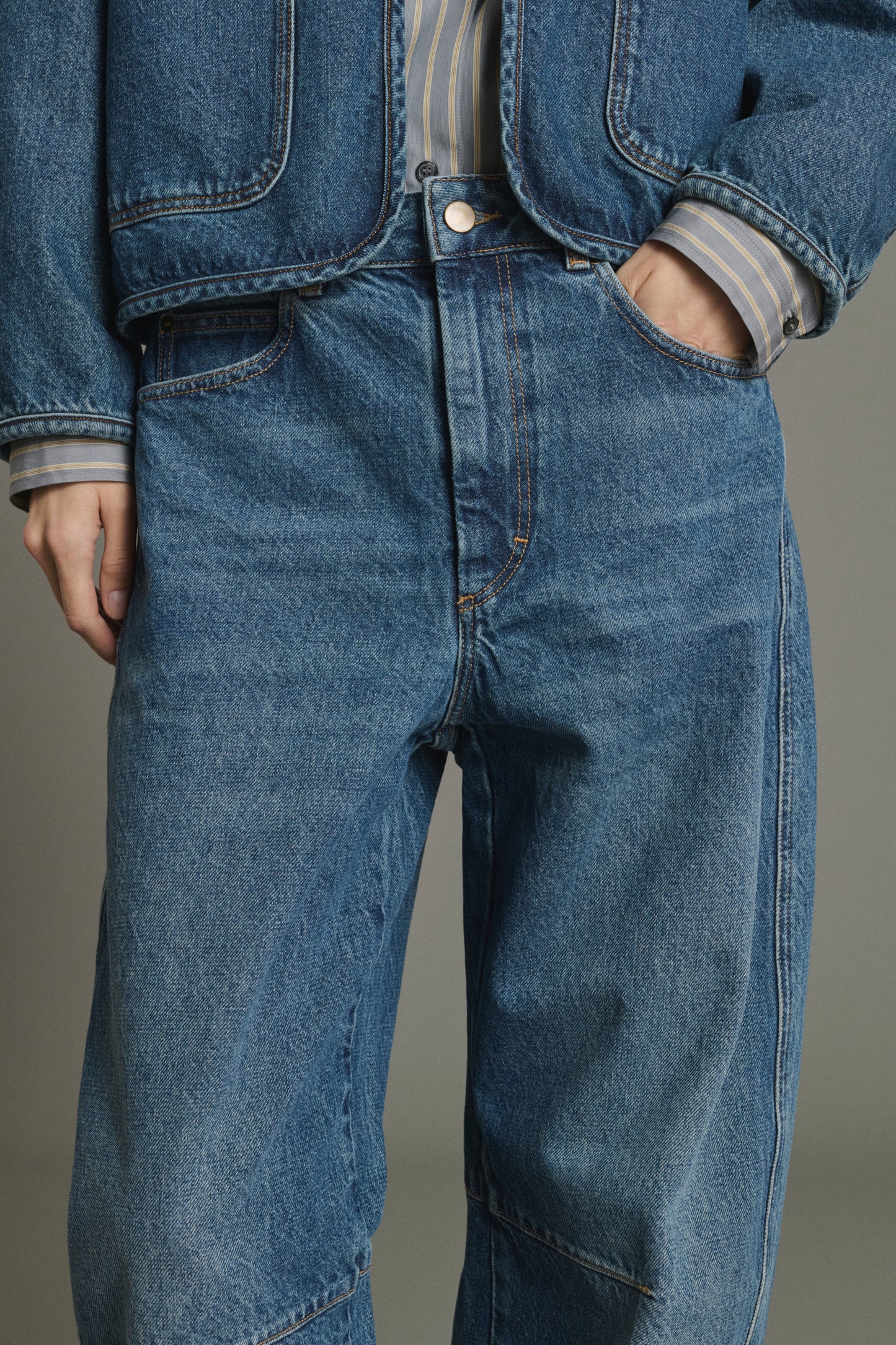 Jeans Eliott - Blaue Denim Weite Femme - Soeur