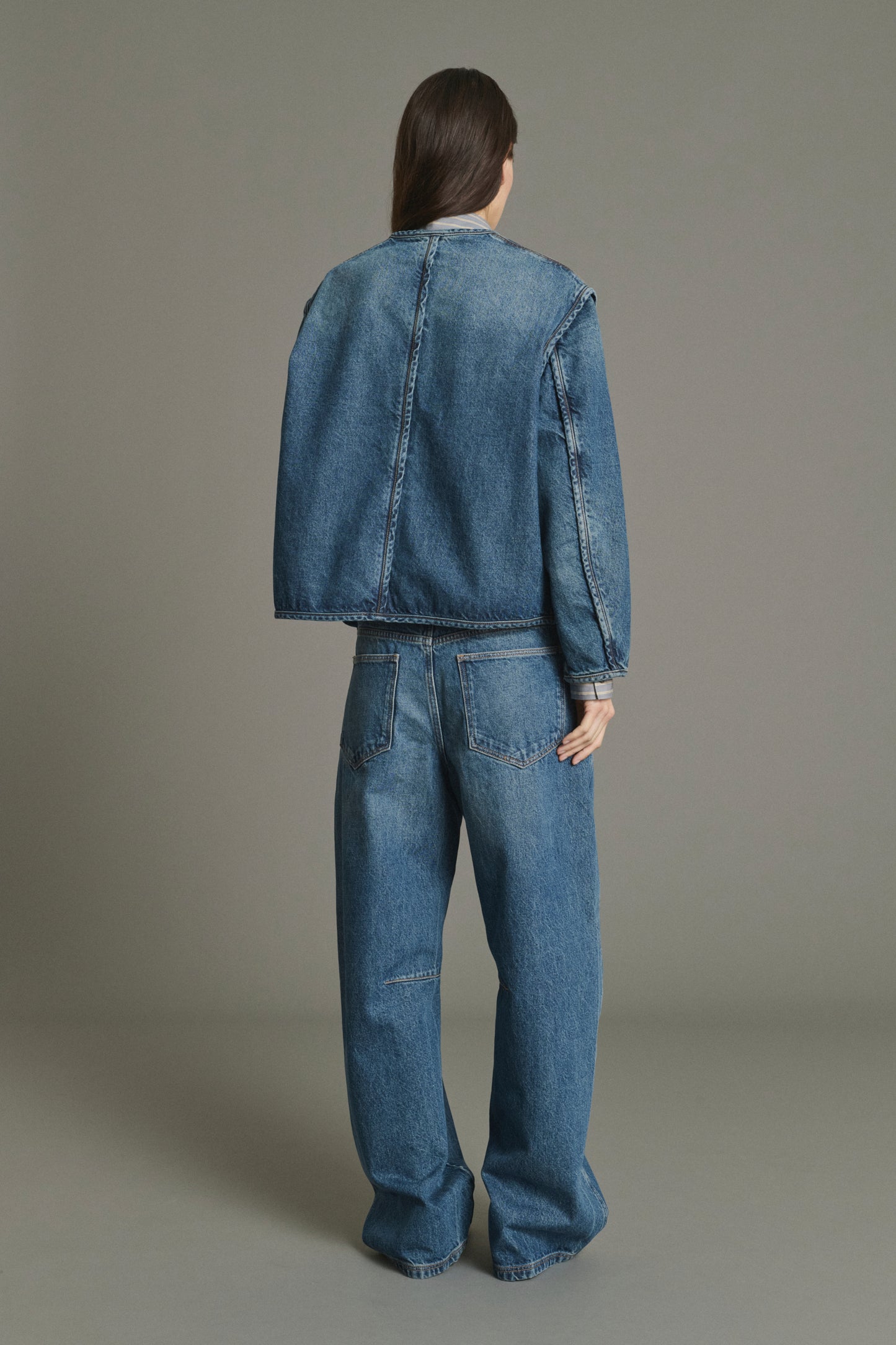 Jeans Eliott - Blaue Denim Weite Femme - Soeur