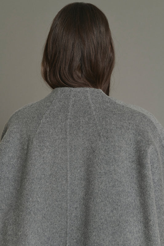 Manteau Harrow - Gris Clair - Laine - Femme