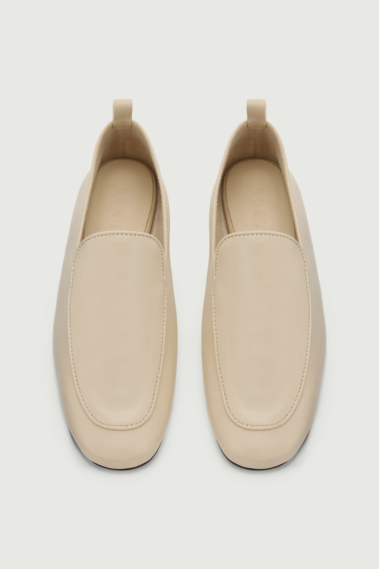 Mokassins Nine - Elfenbein - Leder - Damen vue 5