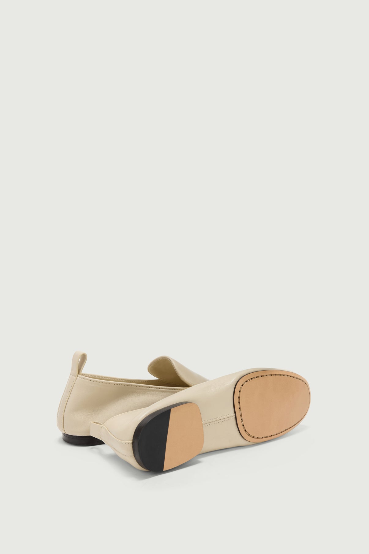 Mokassins Nine - Elfenbein - Leder - Damen vue 6