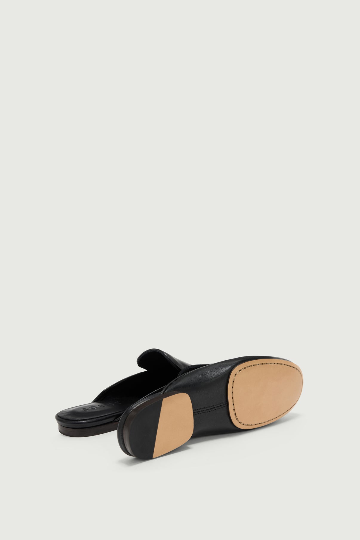 Mules Antonine - Noir - Cuir - Femme vue 4
