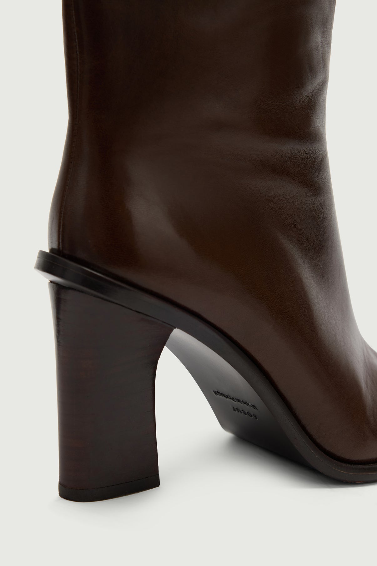 Bottes Livia - Marron Foncé - Cuir - Femme vue 6