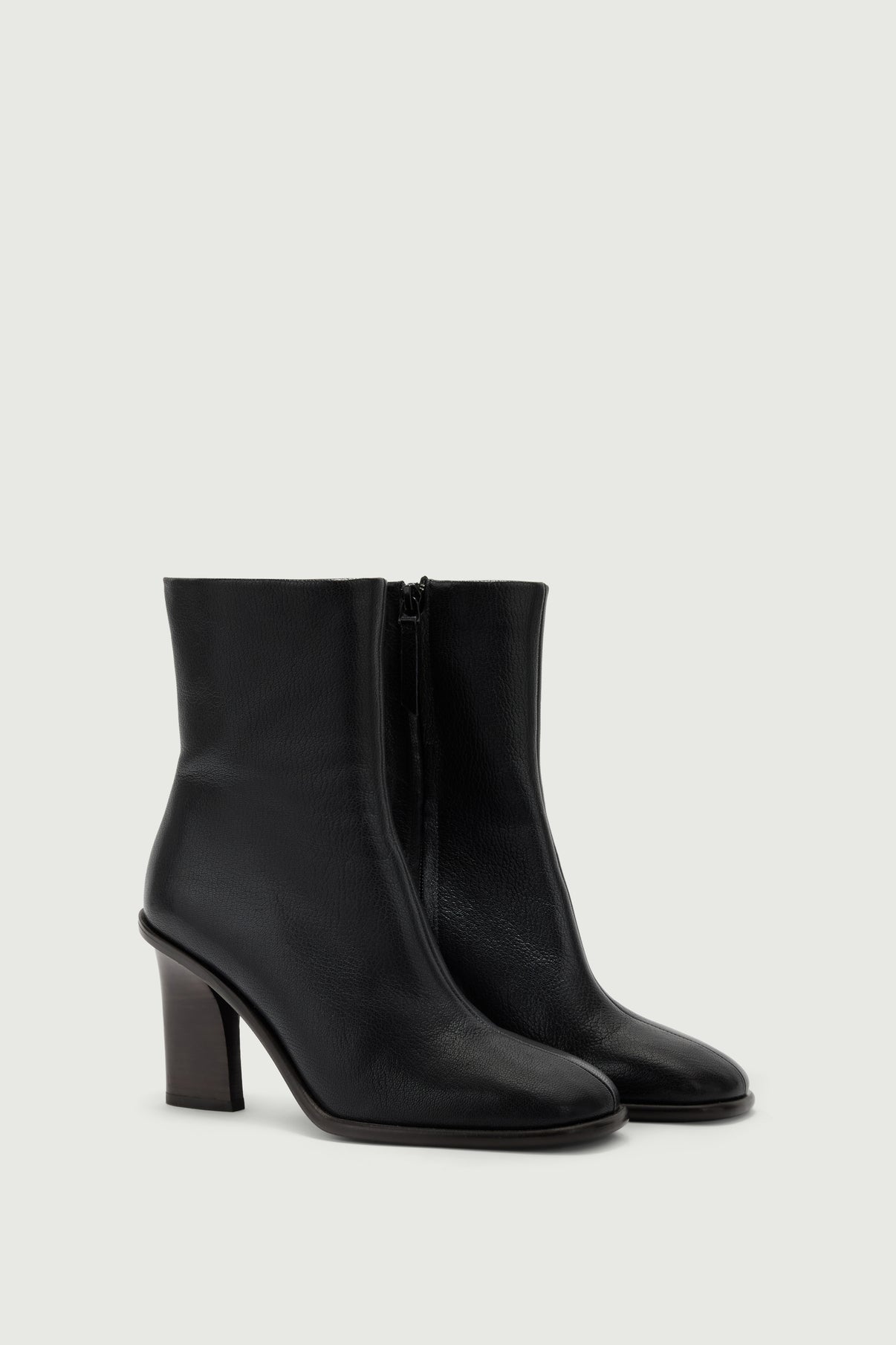Bottines Lollie - Noir - Cuir - Femme vue 2
