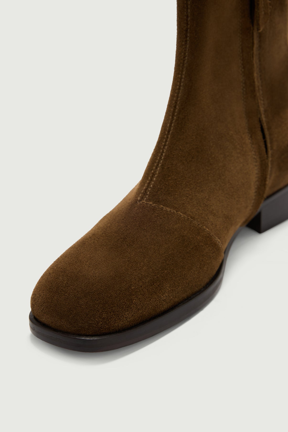 Bottines West - Marron/Vert - Cuir - Femme vue 3