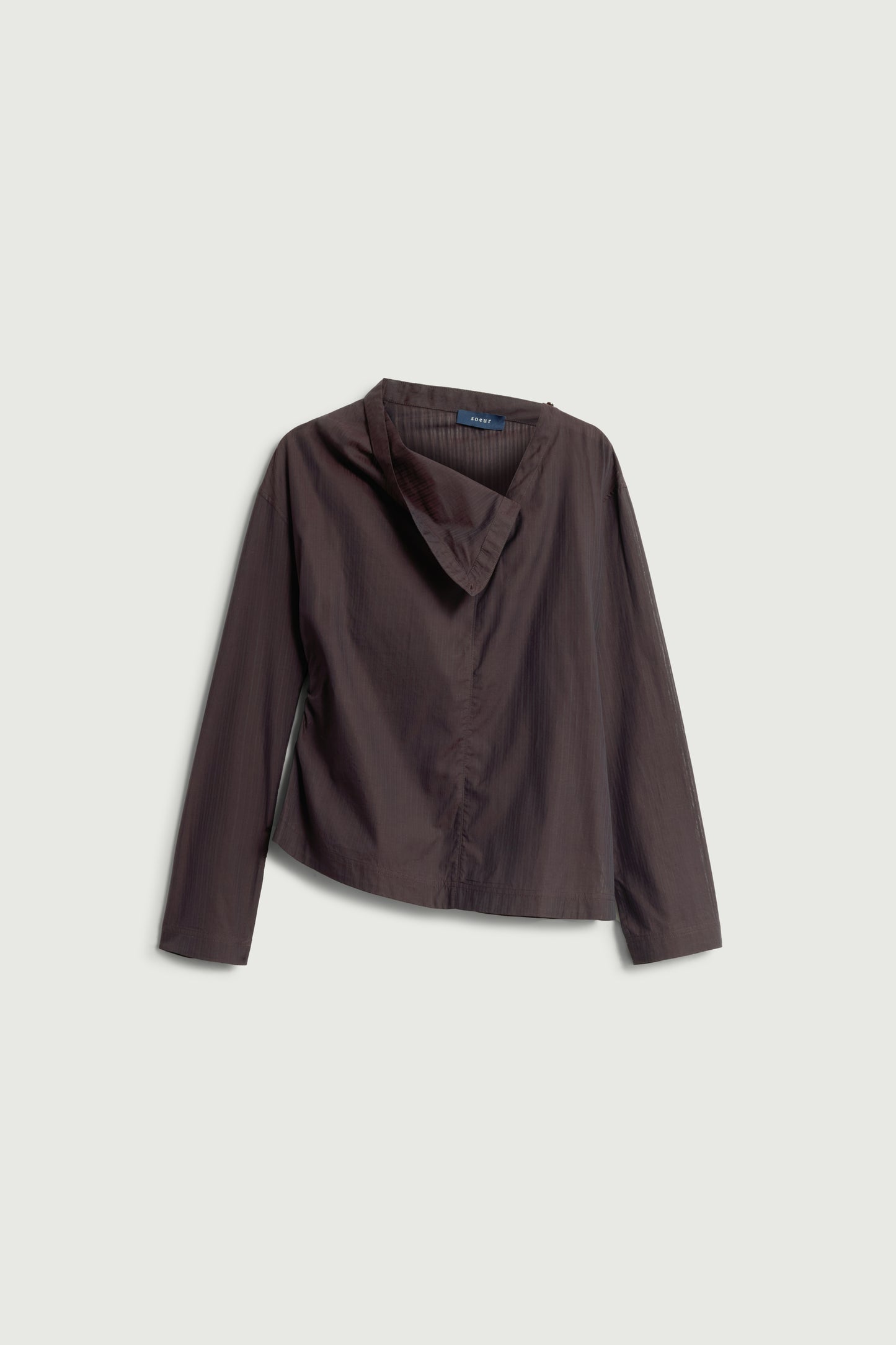 Bluse Lana – Feige/Braun – Baumwolle – Damen