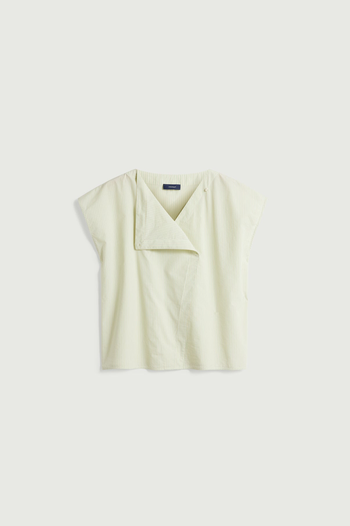 Bluse Lorena - Grün/Ecru - Baumwolle - Damen vue 7