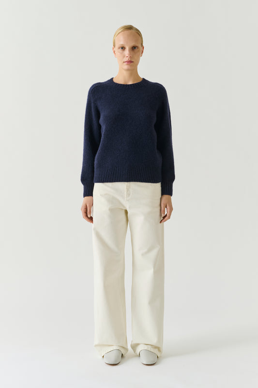 Pullover Envie – Navy – Wolle – Damen