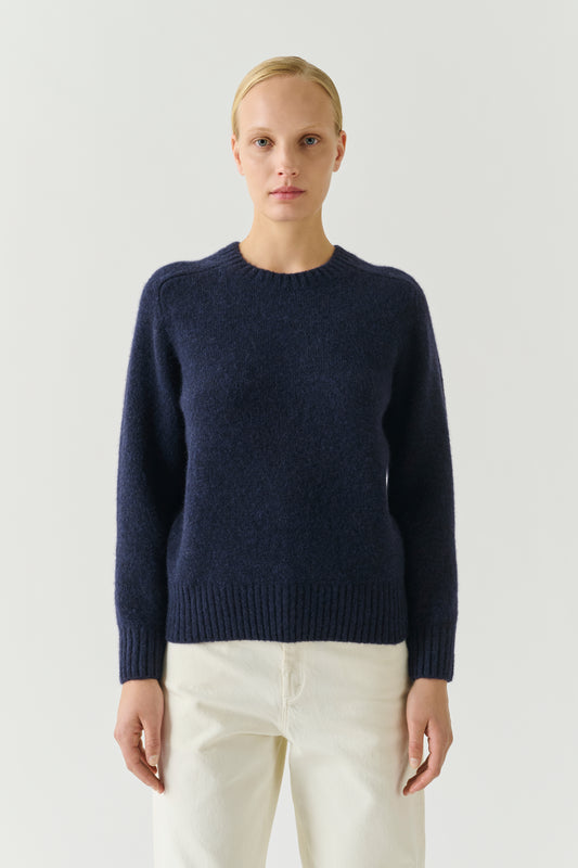 Pullover Envie – Navy – Wolle – Damen