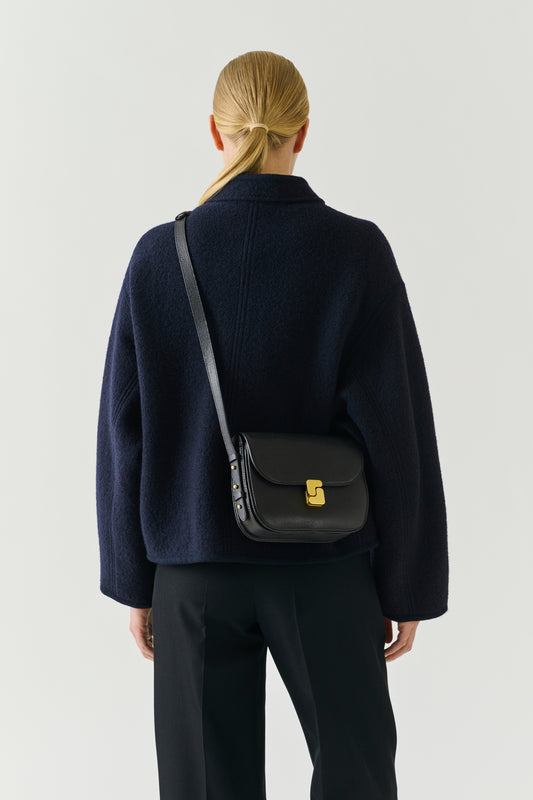 Sac Bellissima Mini - Noir Cuir Brillant - Soeur