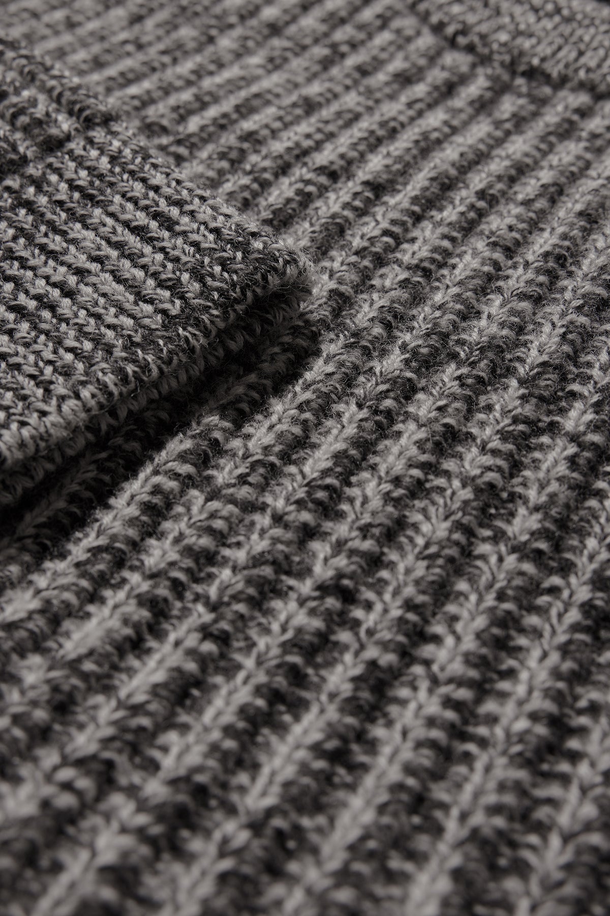 Pullover Osma - Ecru/Charcoal - Wool - Men vue 6