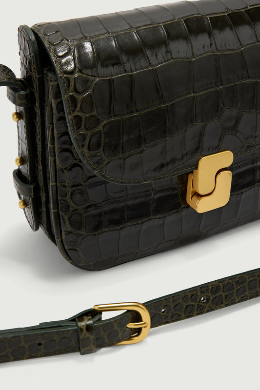 Tasche Bellissima Mini - Olivgrün - Leder - Damen