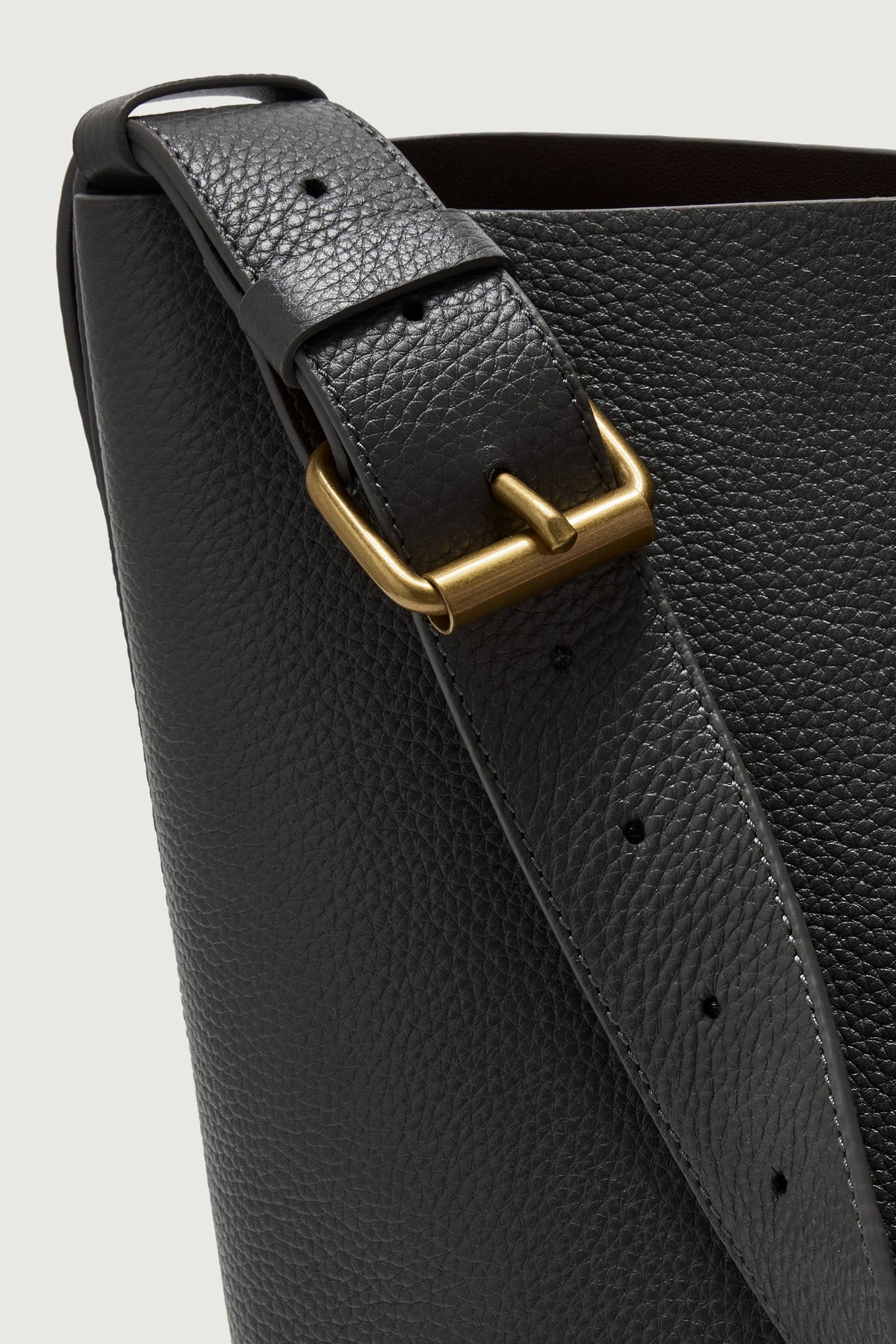 Tasche Saudade - Stahl - Leder - Damen vue 3