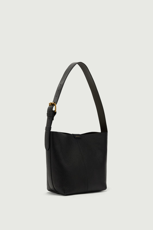 Tasche Saudade Mini – Schwarz – Leder – Damen