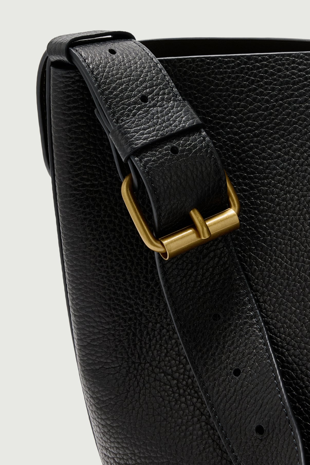 Sac Saudade Mini - Noir - Cuir - Femme vue 3
