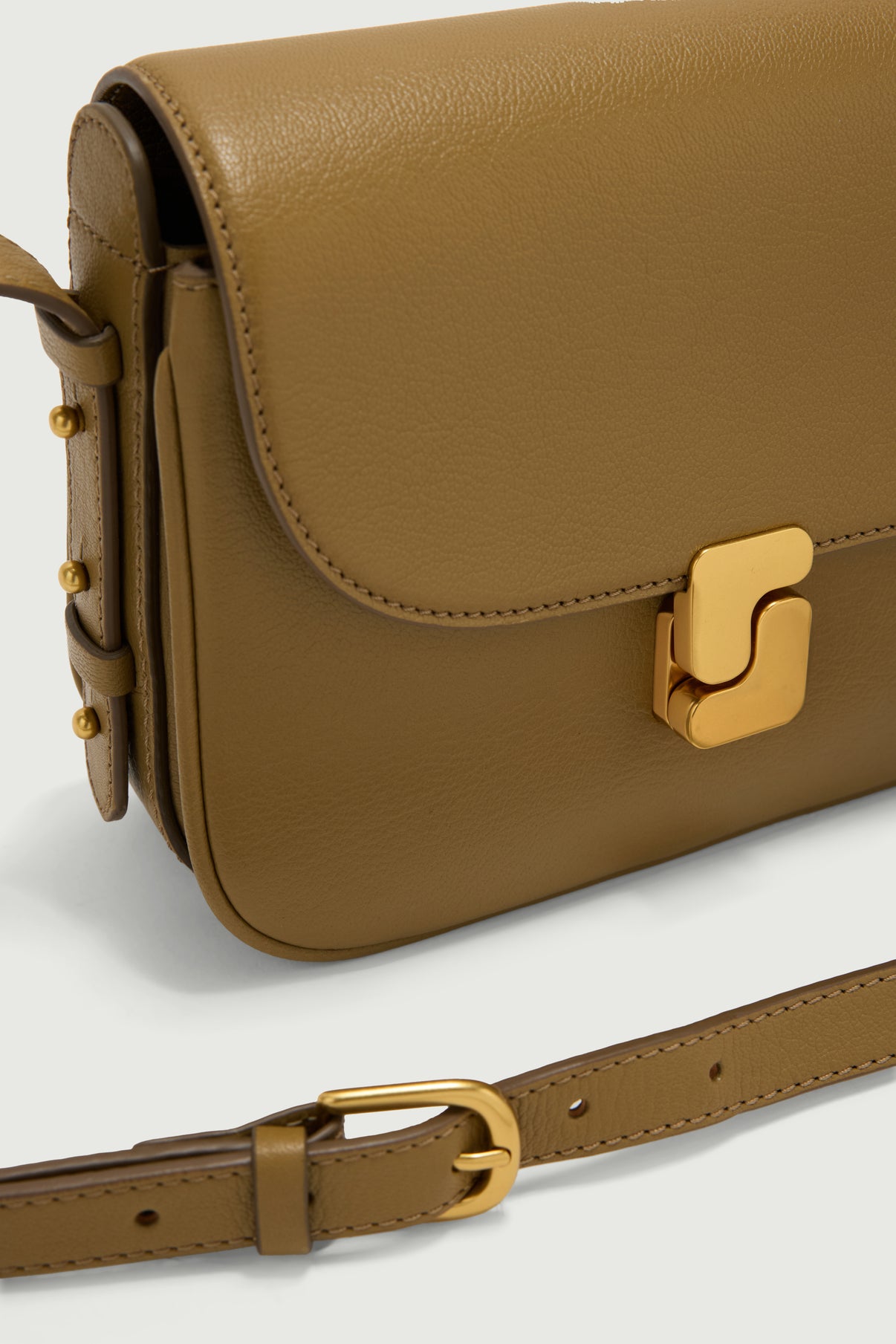 Tasche Bellissima Mini - Bronze - Leder - Damen vue 3