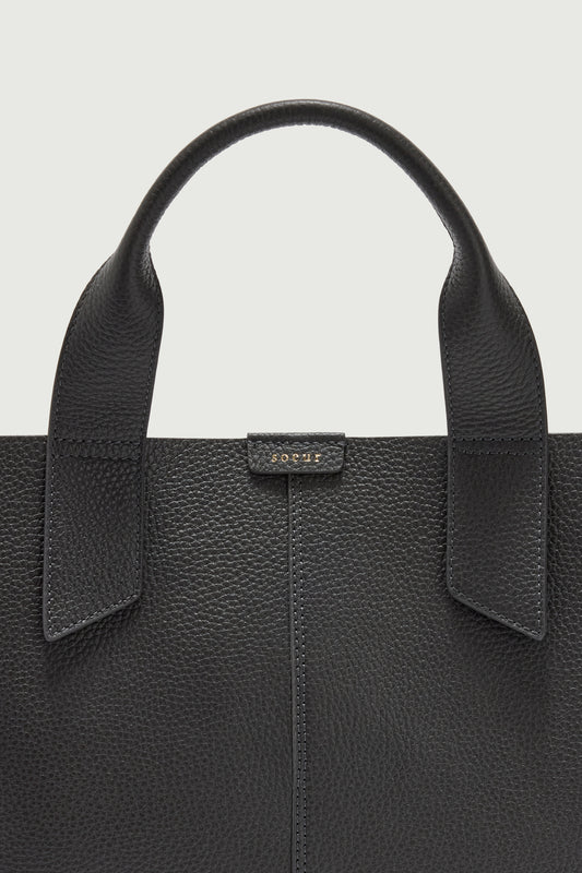 Tasche Suave - Stahl - Leder - Damen