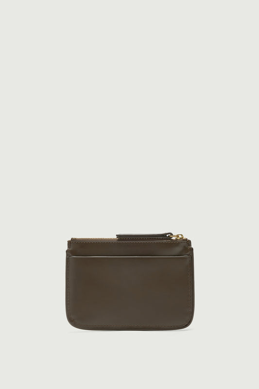 Porte-Cartes Arsene - Kaki - Cuir - Femme