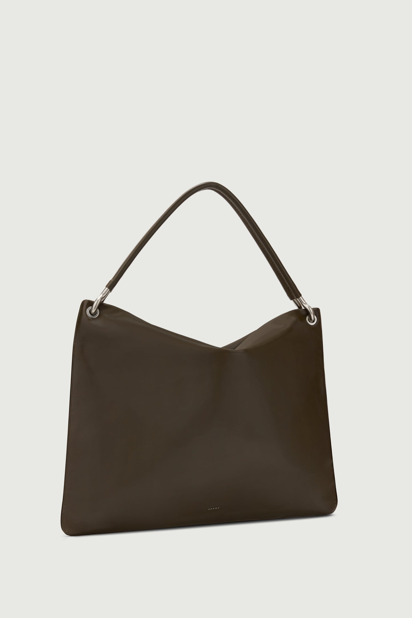 Gia Tote Bag - Khaki - Leather - Women
