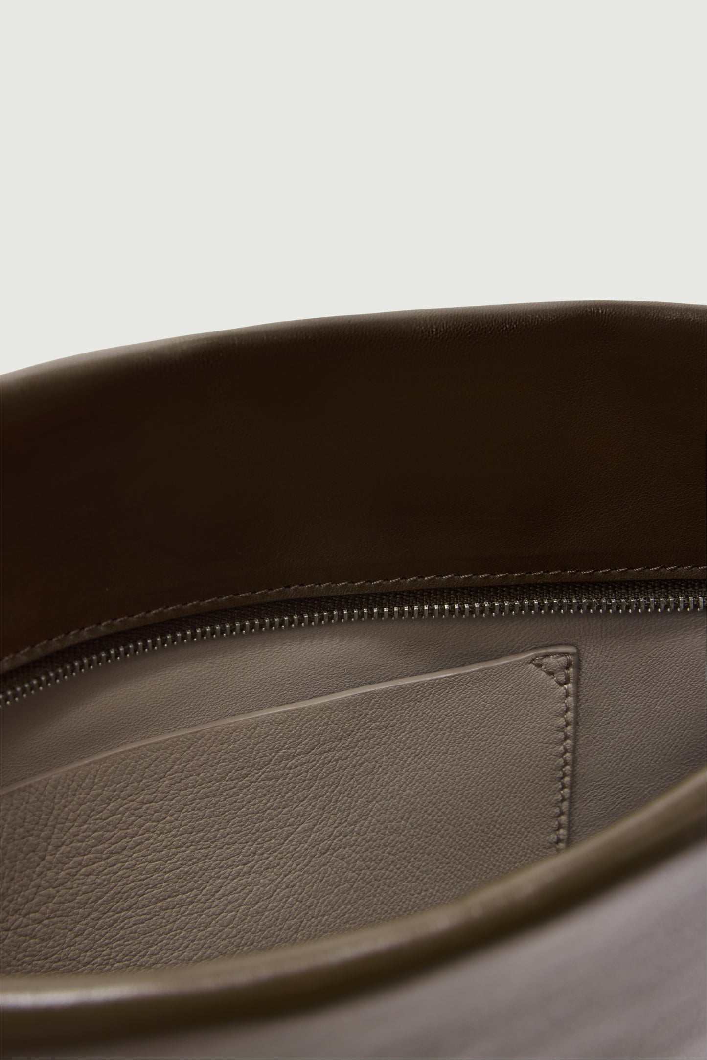 Gia Tote Bag - Khaki - Leather - Women