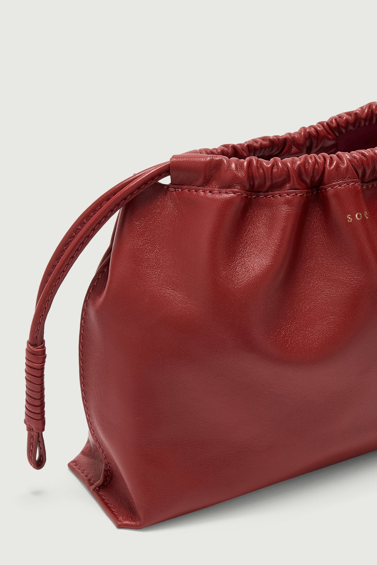 Sac Suzette - Rouge - Cuir - Femme vue 3
